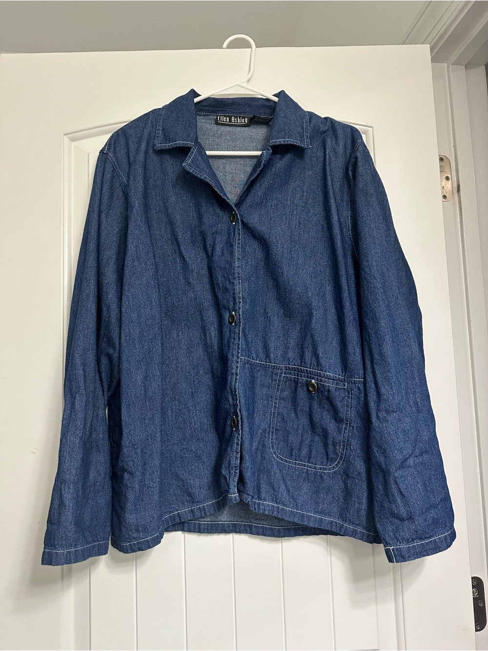 Ellen Ashley Women's Indigo Denim Shirt Jacket